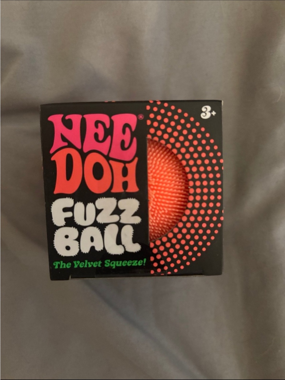Fuzz Ball - Orange Velvet Squeeze